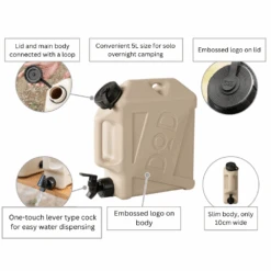 DoD Jiminy Water Tank Solo 4.5L 33 DoD Jiminy Water Tank Solo 4.5L -Camping Equipment Store jiminy