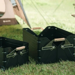 Snow Peak Stacking Shelf Container 50 Black Limited Edition -Camping Equipment Store snowpeak2