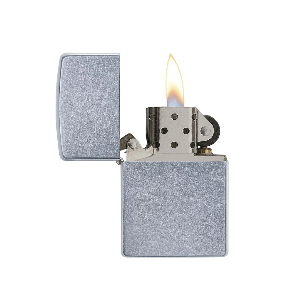 Zippo 207 Classic Street Chrome - Refillable Windproof Lighter 2 Zippo 207 Classic Street Chrome - Refillable Windproof Lighter - Image 2