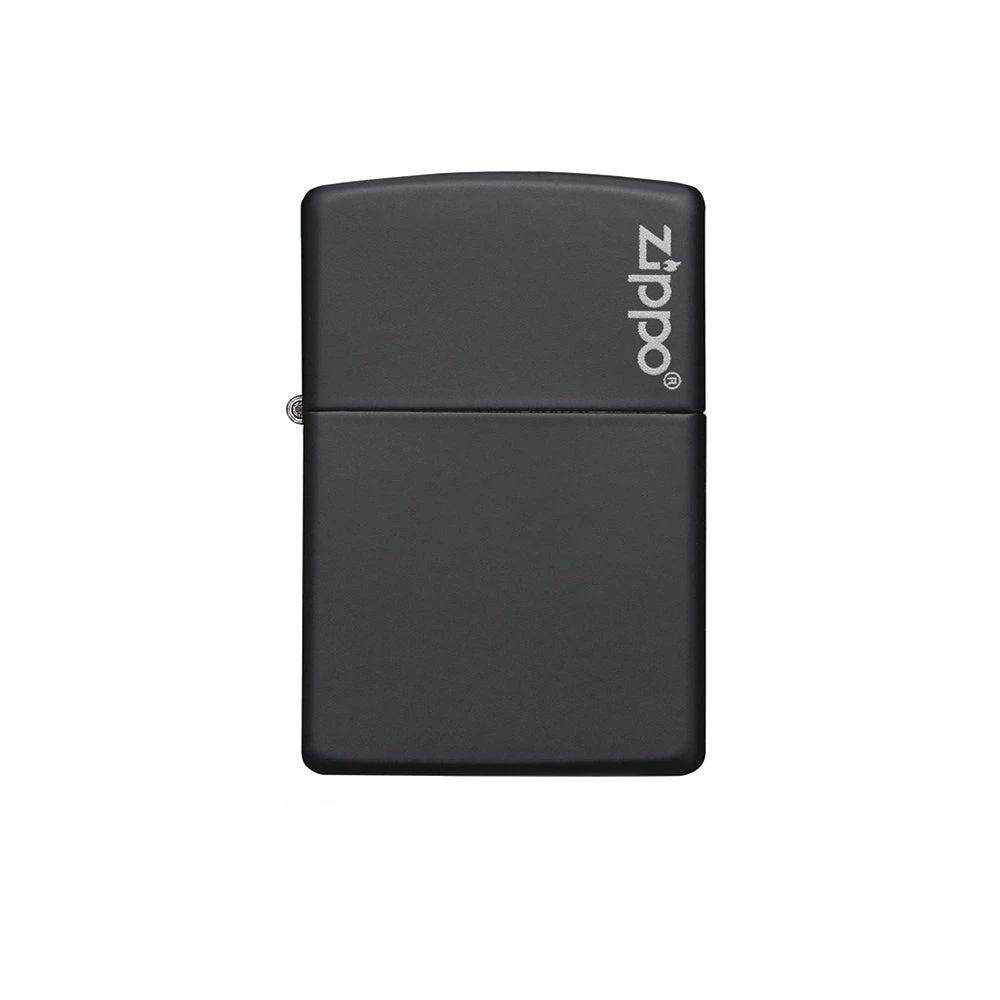 Zippo 218ZL Black Matte With Zippo Logo - Refillable Windproof Lighter 1 Zippo 218ZL Black Matte With Zippo Logo - Refillable Windproof Lighter