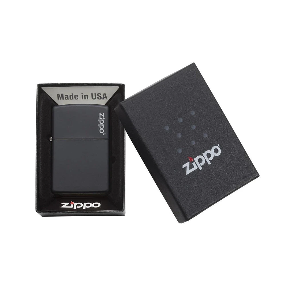 Zippo 218ZL Black Matte With Zippo Logo - Refillable Windproof Lighter 4 Zippo 218ZL Black Matte With Zippo Logo - Refillable Windproof Lighter - Image 4