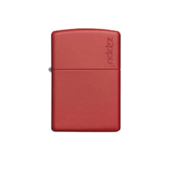 Zippo 233ZL Red Matte With Zippo Logo - Refillable Windproof Lighter