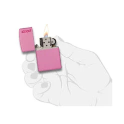 Zippo 238ZL Pink Matte With Zippo Logo - Refillable Windproof Lighter 7 Zippo 238ZL Pink Matte With Zippo Logo - Refillable Windproof Lighter -Camping Equipment Store zippo 238zl 4