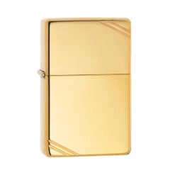 Zippo 270 High Polish Brass Vintage With Slashes - Refillable Windproof Lighter -Camping Equipment Store zippo 270 2